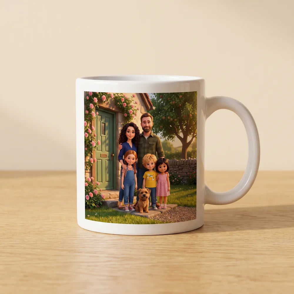 Mug with our whole example family